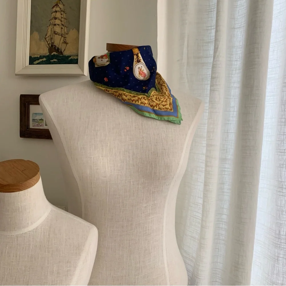 Mariano Rubinacci Galanterie Cherub Silk Scarf